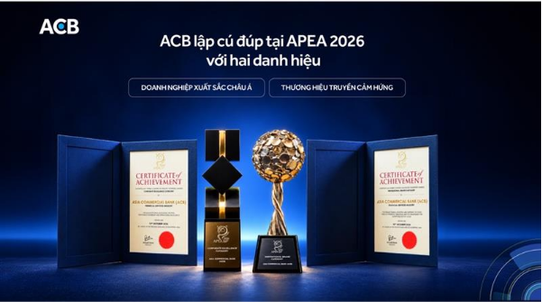 Chỉ trong một tuần, ACB được vinh danh tại 7 hạng mục giải thưởng danh giá trong nước và quốc tế ảnh 1 Chỉ trong một tuần, ACB được vinh danh tại 7 hạng mục giải thưởng danh giá trong nước và quốc tế - Ảnh 1.