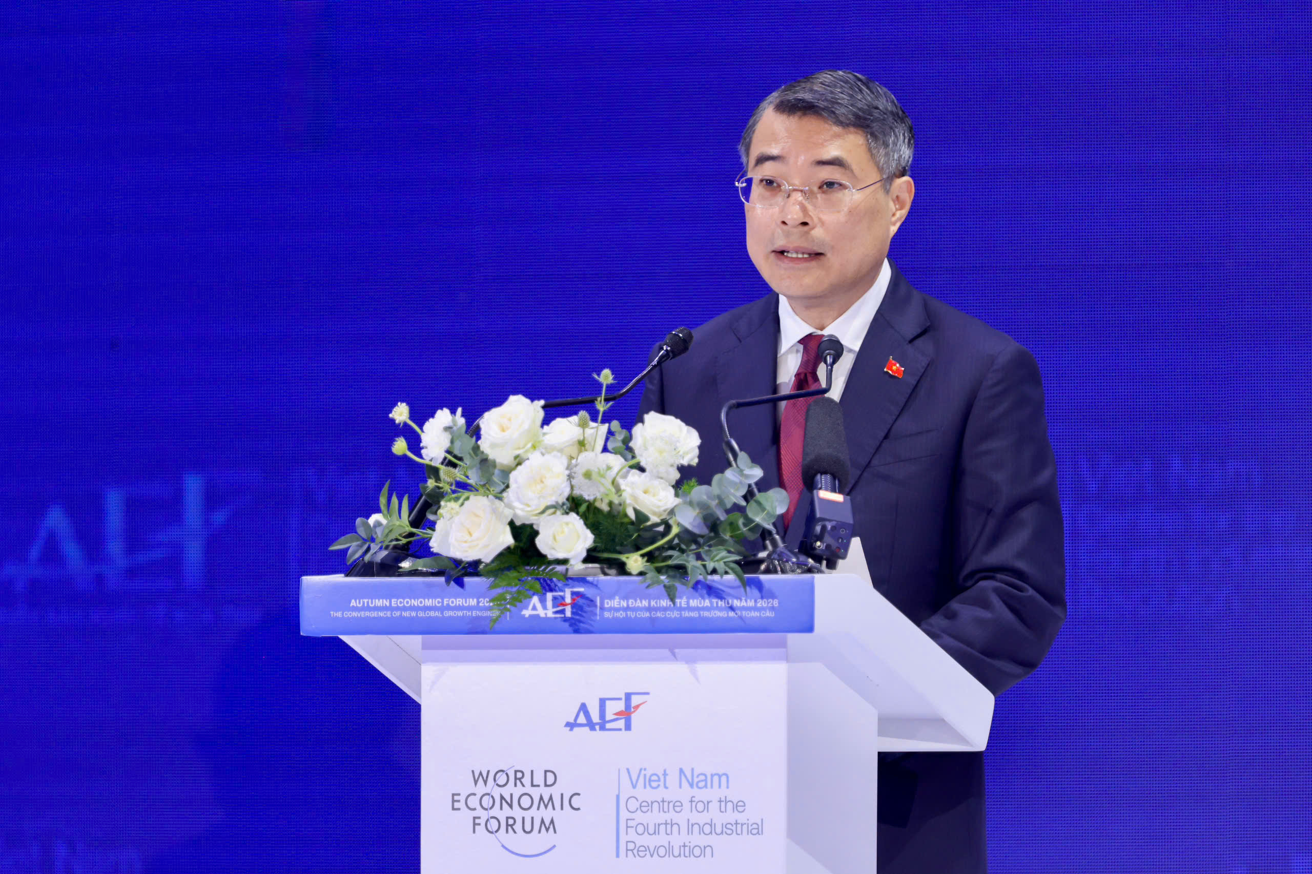 Thủ tướng Lê Minh Hưng phát biểu tại AEF 2026