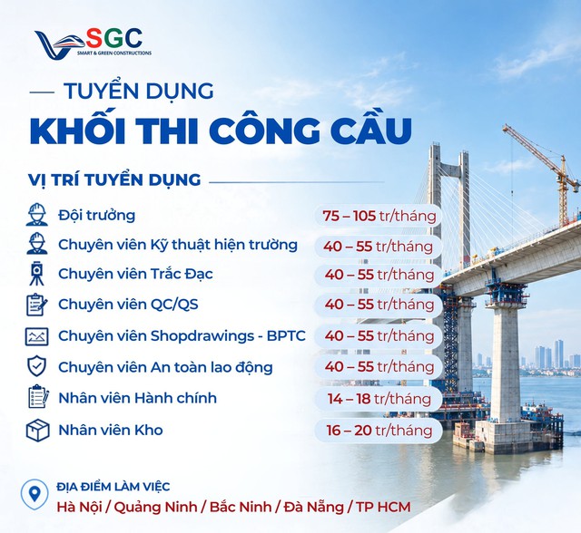 Vingroup tuyển dụng 25 . 000 Nhân sự xây dựng với lương lên tới 105 triệu đồng / tháng - Ảnh 2. Vingroup tuyển dụng 25 . 000 Nhân sự xây dựng với lương lên tới 105 triệu đồng / tháng - Ảnh 2.