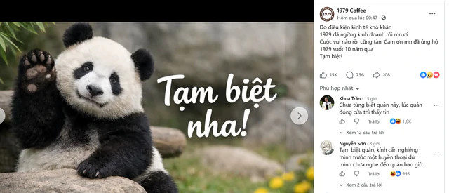 Quán cà phê thông báo đóng cửa sau 10 năm, bỗng nổi tiếng theo cách không ai ngờ tới ảnh 2 Quán cà phê thông báo đóng cửa sau 10 năm, bỗng nổi tiếng theo cách không ai ngờ tới - Ảnh 2.
