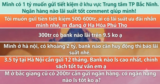 Lãi suất tiết kiệm lên tới 9,6%/năm, người dân đổ đi 'săn' mức cao: Có ngân hàng mang cả biệt thự 25 tỷ đồng ra hút tiền ảnh 1 BĐS, chứng khoán, vàng ảm đạm, người dân 'săn' ngân hàng lãi cao gửi tiết kiệm - Ảnh 1.