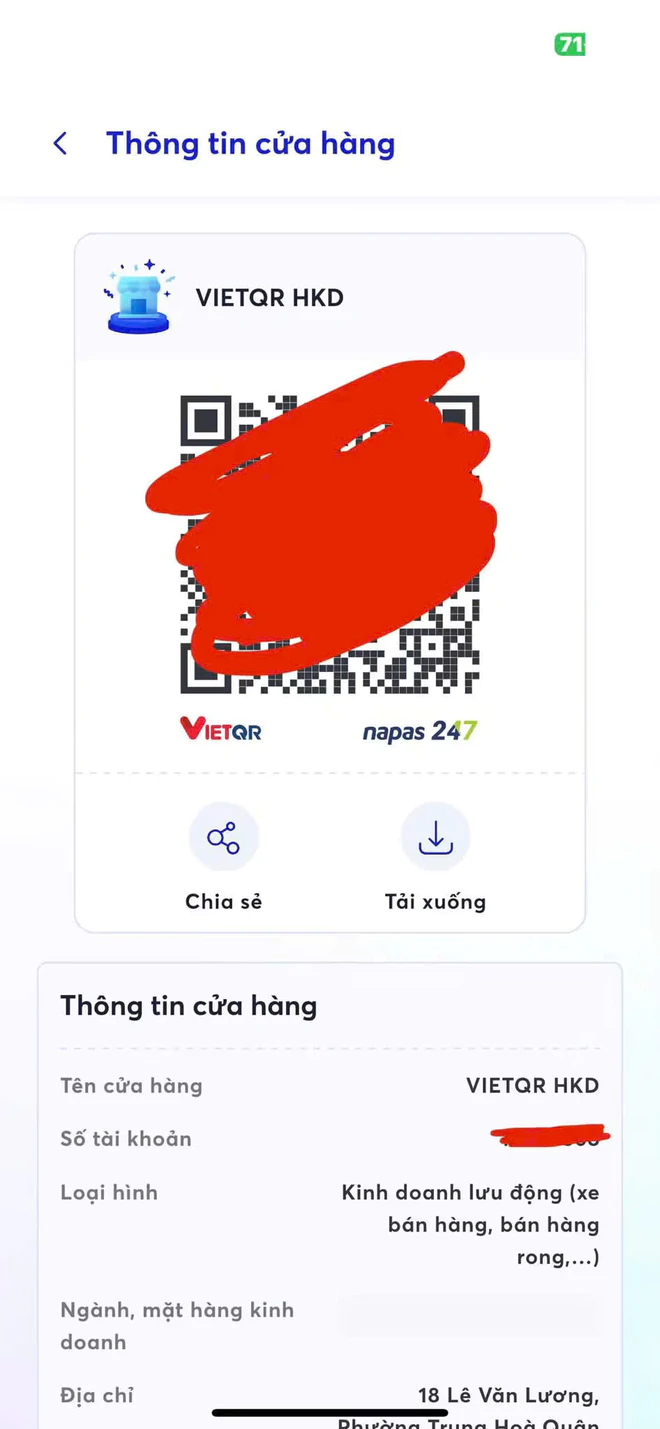 Khách hàng bất ngờ thấy tài khoản “hộ kinh doanh” trên app MB, ngân hàng chính thức lên tiếng - Ảnh 1.